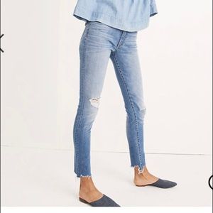 Madewell Petite 9" High- Rise Skinny jeans 28P